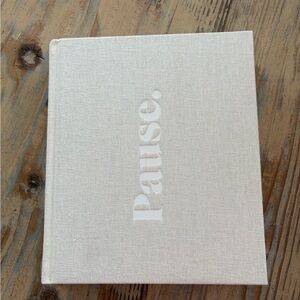 NWT “PAUSE” Axel and Ash Hardcover 52 week journal